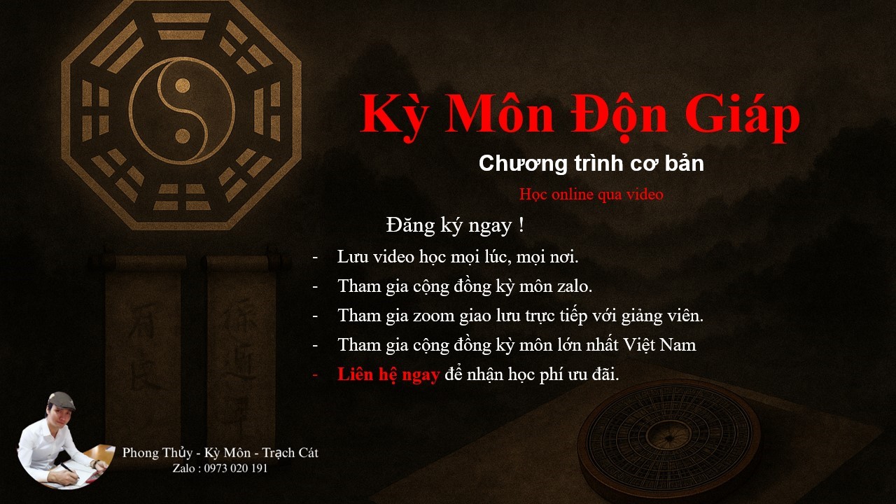 Giới thiệu lớp học Kỳ Môn Độn Giáp